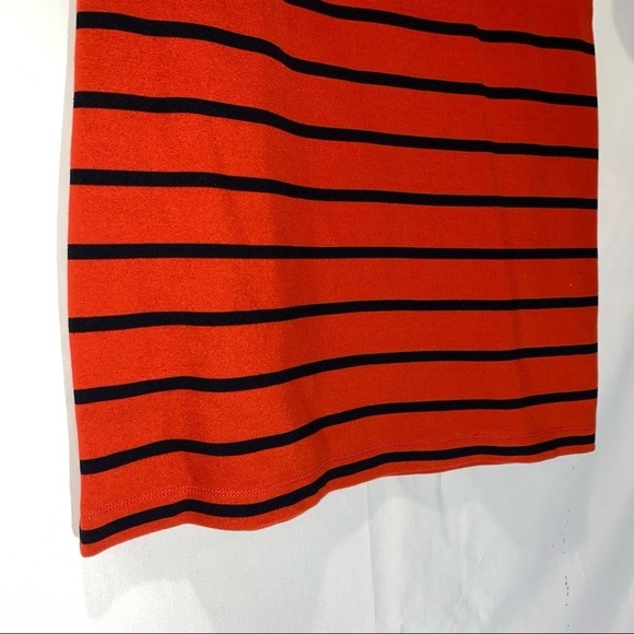 Newbury Kustom Red Black Stripe Zipper Dress Small - Picture 5 of 8